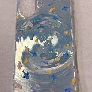 Blue Swirl Fish Silicone iPhone 17 Case – Cute 3D Ocean Design (BRAND NEW)